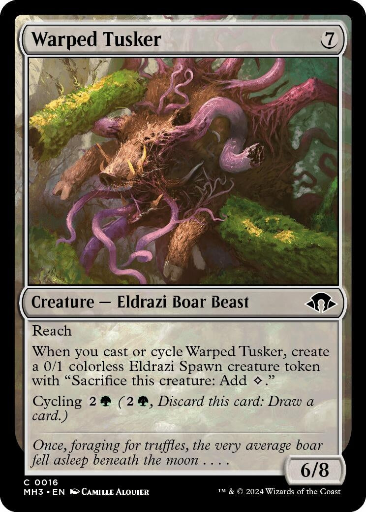 Image for Warped Tusker (16) (MH3) - Magic: The Gathering