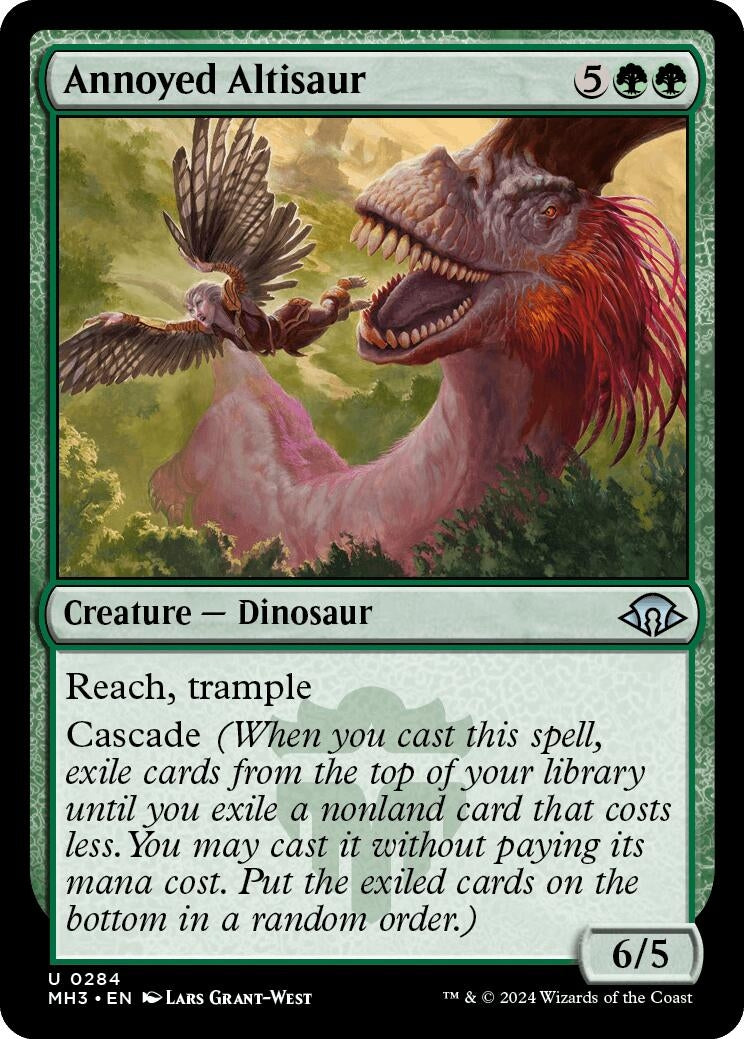 Image for Annoyed Altisaur (284) (MH3) - Magic: The Gathering