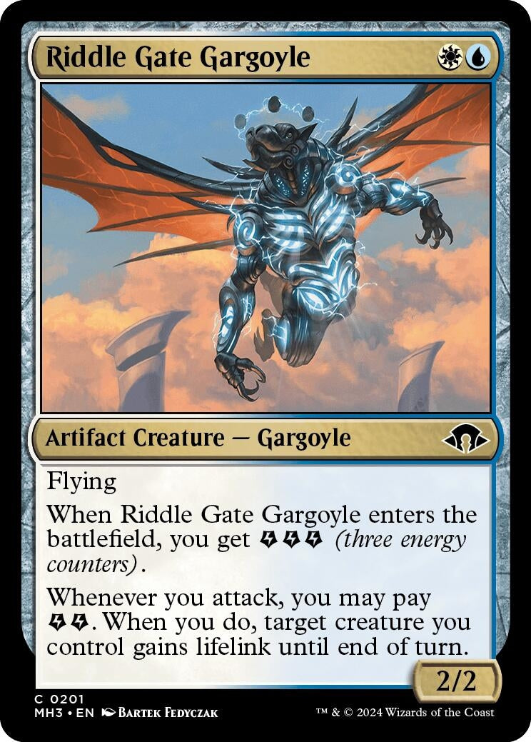 Image for Riddle Gate Gargoyle (201) (MH3) - Magic: The Gathering