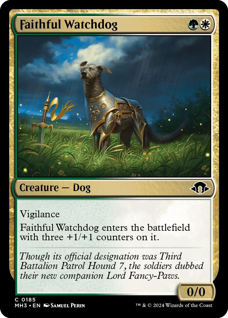 Image for Faithful Watchdog (185) (MH3) - Magic: The Gathering