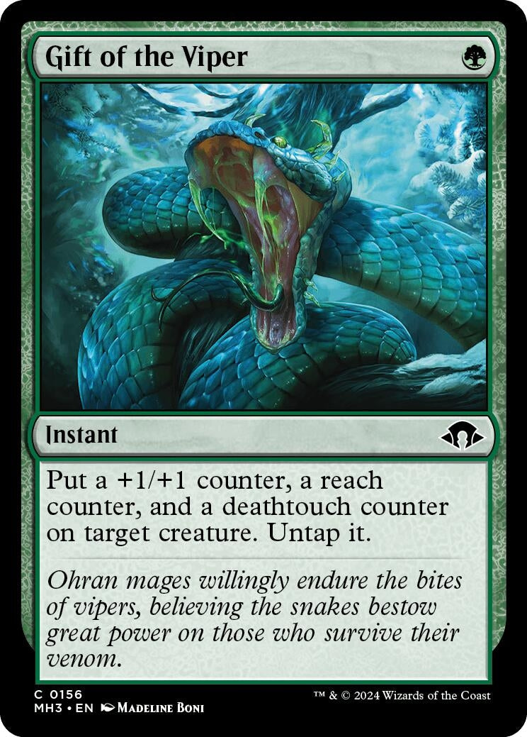 Image for Gift of the Viper (156) (MH3) - Magic: The Gathering