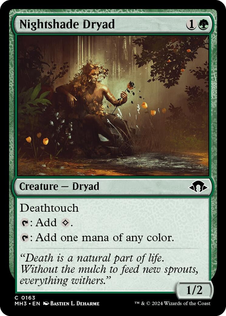 Image for Nightshade Dryad (163) (MH3) - Magic: The Gathering