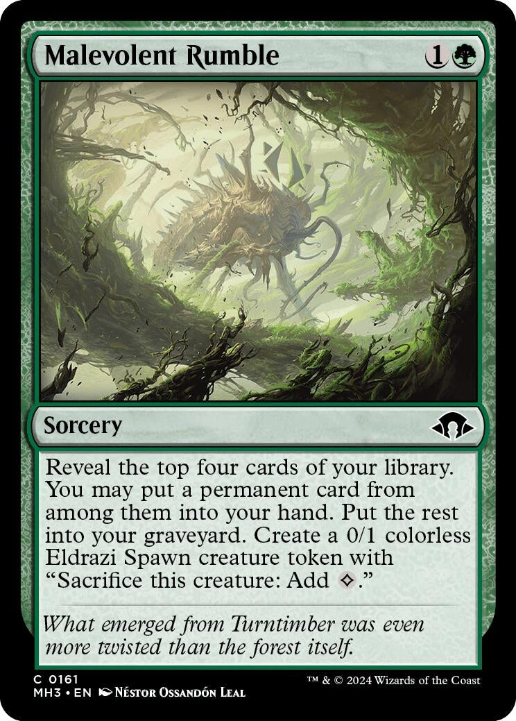 Image for Malevolent Rumble (161) (MH3) - Magic: The Gathering
