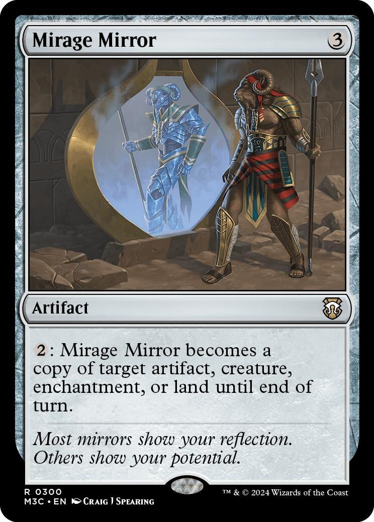 Image for Mirage Mirror (Ripple Foil) (300) (M3C) - Magic: The Gathering