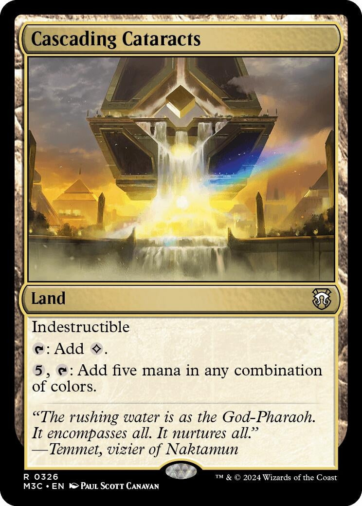 Image for Cascading Cataracts (Ripple Foil) (326) (M3C) - Magic: The Gathering