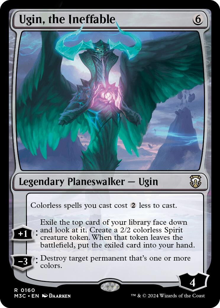 Image for Ugin, the Ineffable (Ripple Foil) (160) (M3C) - Magic: The Gathering