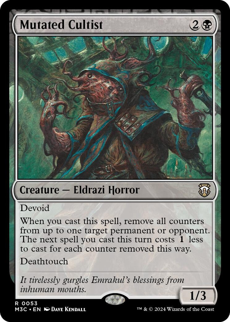 Image for Mutated Cultist (53) (M3C) - Magic: The Gathering