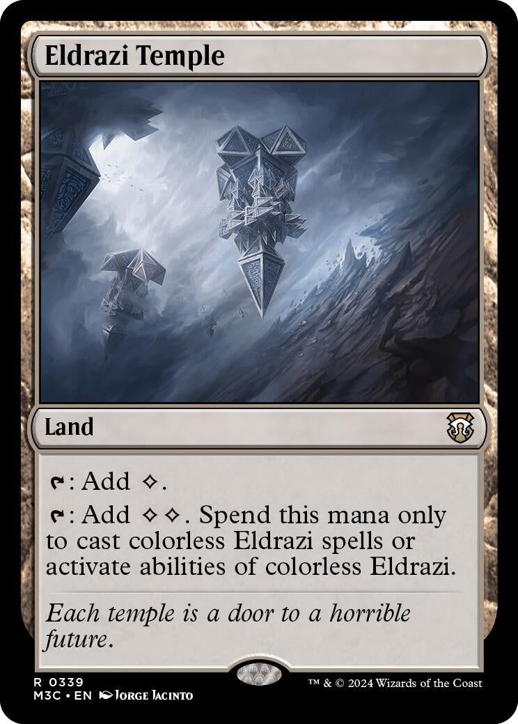 Image for Eldrazi Temple (Ripple Foil) (339) (M3C) - Magic: The Gathering