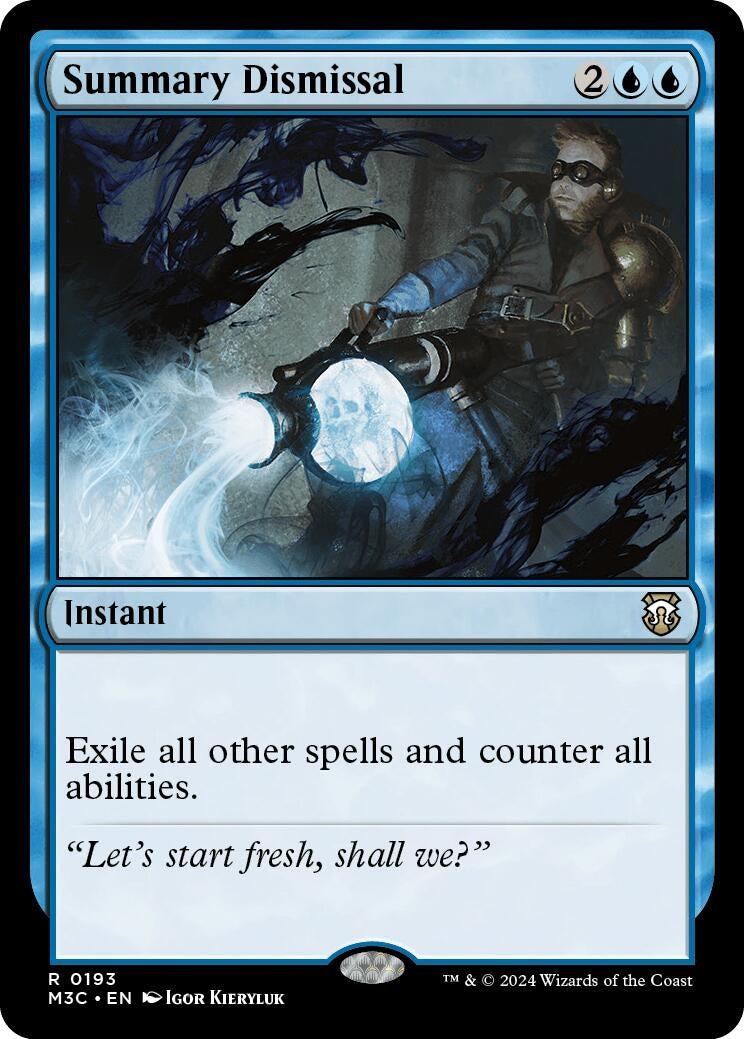 Image for Summary Dismissal (Ripple Foil) (193) (M3C) - Magic: The Gathering