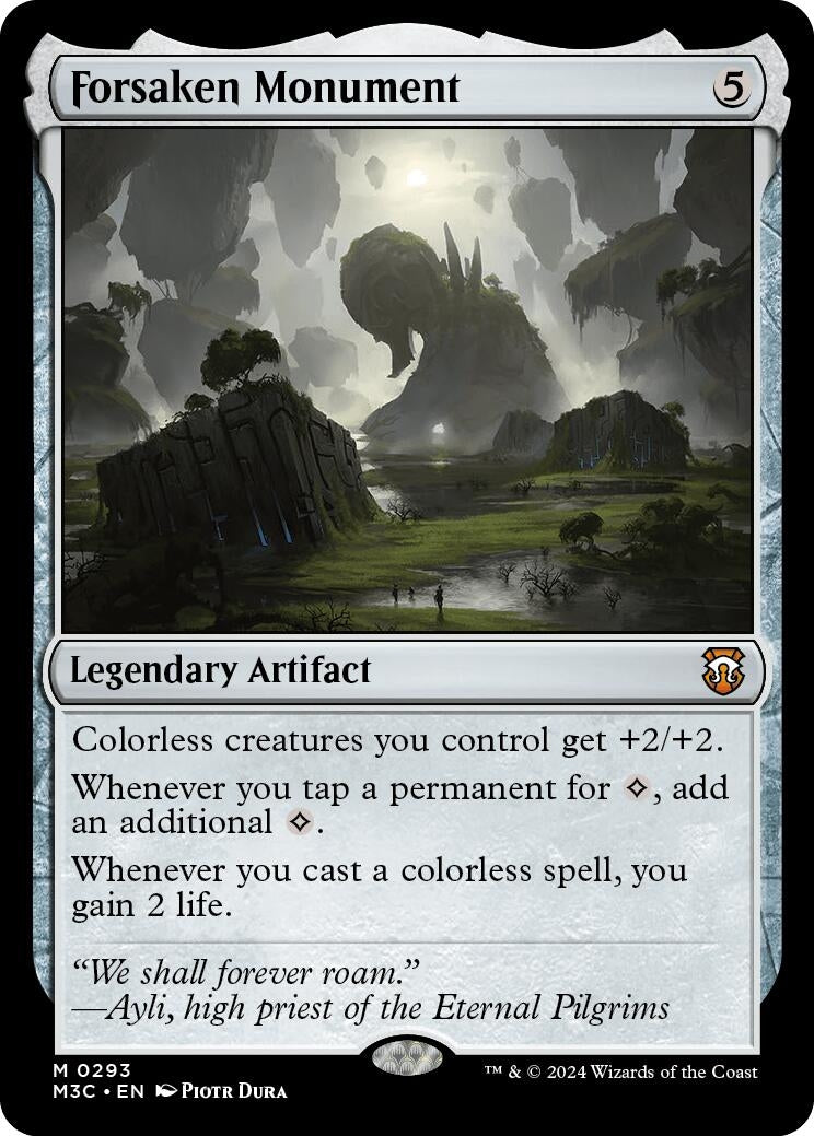 Image for Forsaken Monument (Ripple Foil) (293) (M3C) - Magic: The Gathering