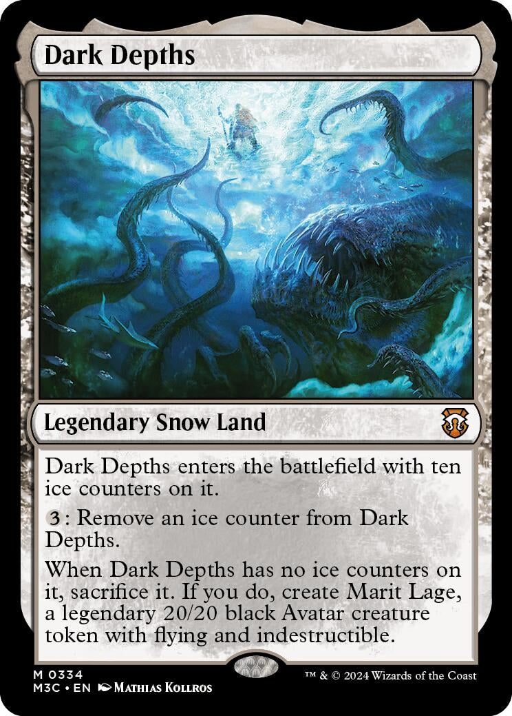 Image for Dark Depths (Ripple Foil) (334) (M3C) - Magic: The Gathering