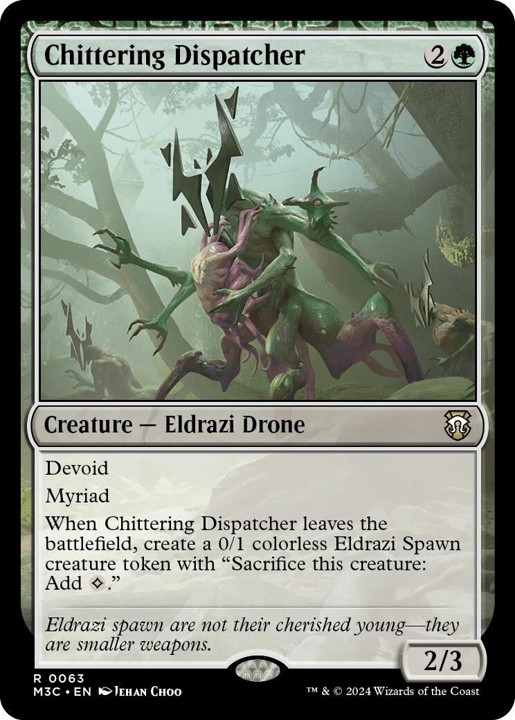 Image for Chittering Dispatcher (Ripple Foil) (63) (M3C) - Magic: The Gathering