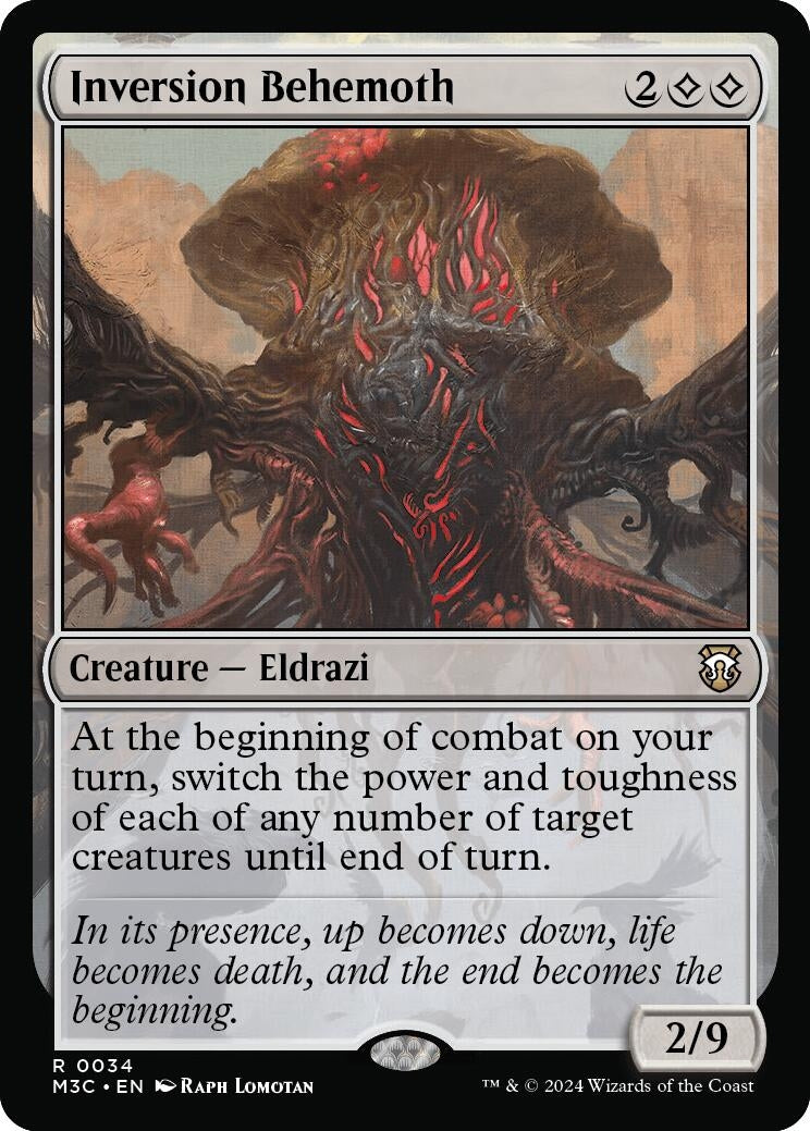 Image for Inversion Behemoth (34) (M3C) - Magic: The Gathering