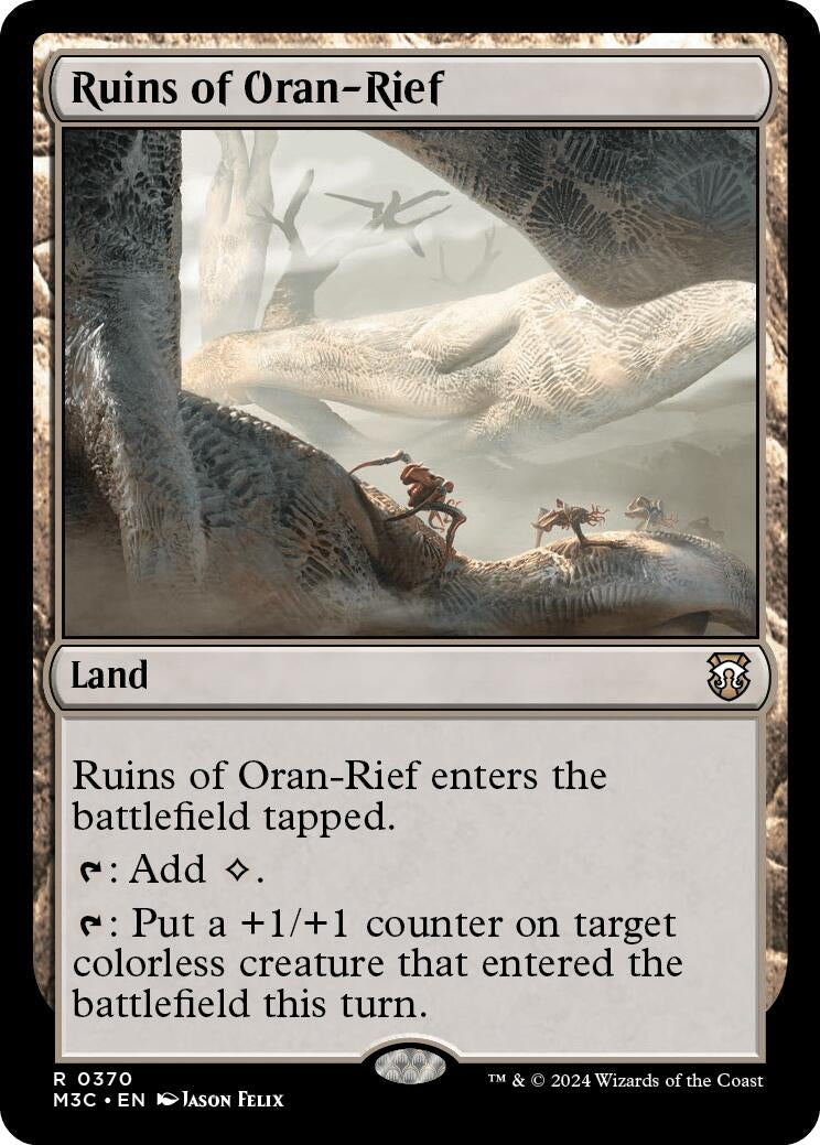 Image for Ruins of Oran-Rief (Ripple Foil) (370) (M3C) - Magic: The Gathering