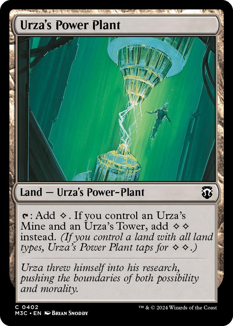 Image for Urza's Power Plant (Ripple Foil) (402) (M3C) - Magic: The Gathering