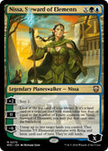 Image for Nissa, Steward of Elements (Ripple Foil) (270) (M3C) - Magic: The Gathering