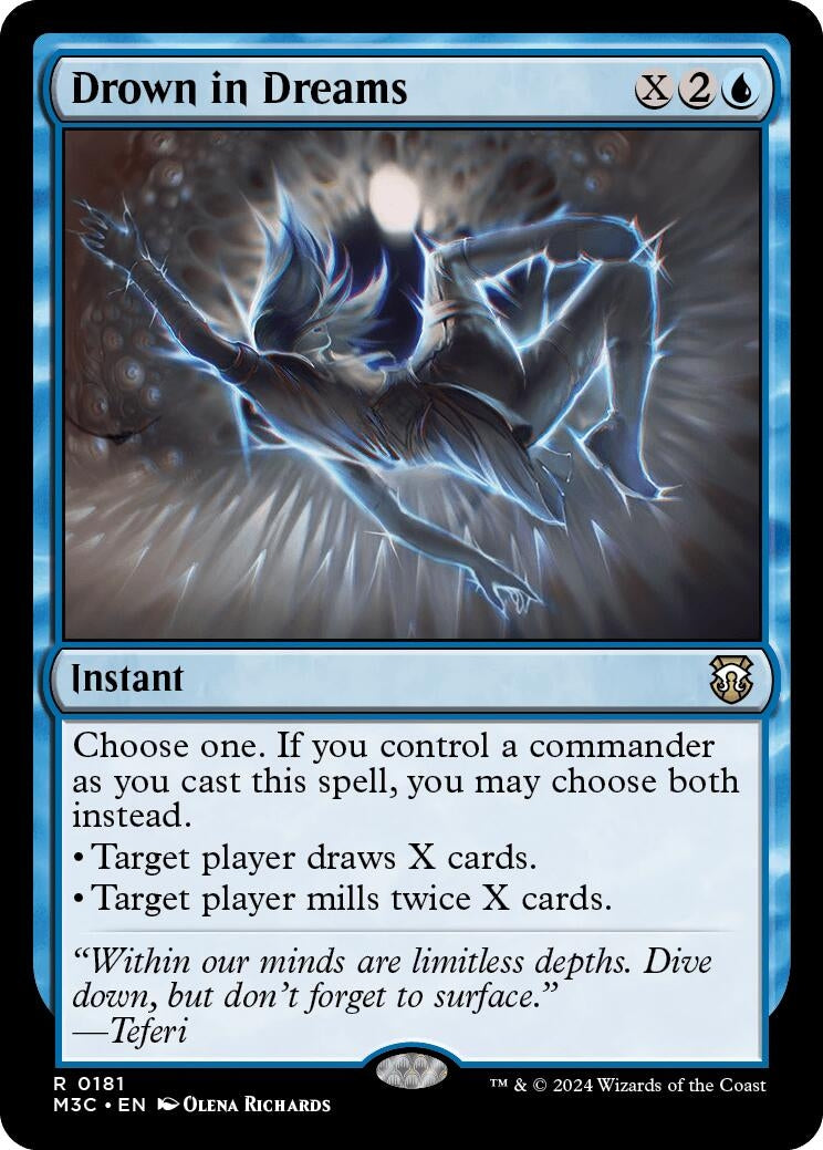 Image for Drown in Dreams (Ripple Foil) (181) (M3C) - Magic: The Gathering