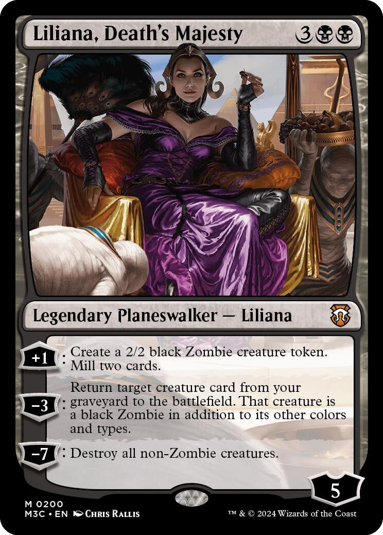 Image for Liliana, Death's Majesty (200) (M3C) - Magic: The Gathering