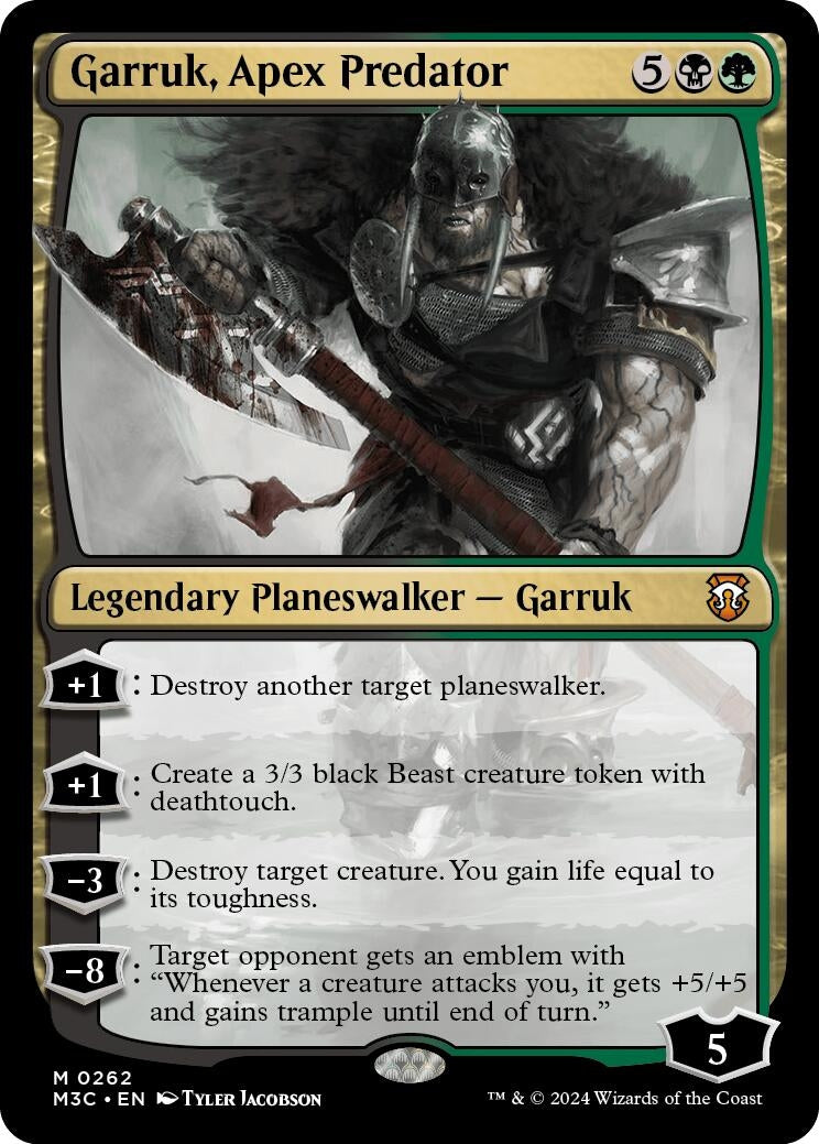 Image for Garruk, Apex Predator (262) (M3C) - Magic: The Gathering