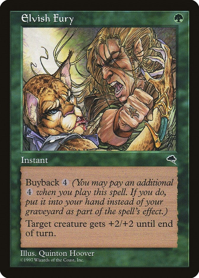 Image for Elvish Fury (226) (TMP) - Magic: The Gathering