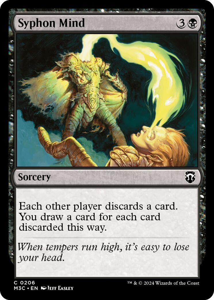 Image for Syphon Mind (206) (M3C) - Magic: The Gathering