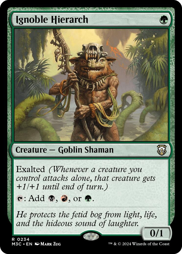 Image for Ignoble Hierarch (234) (M3C) - Magic: The Gathering