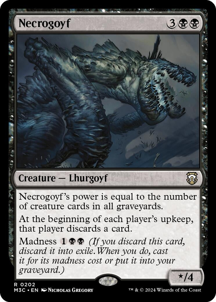 Image for Necrogoyf (202) (M3C) - Magic: The Gathering