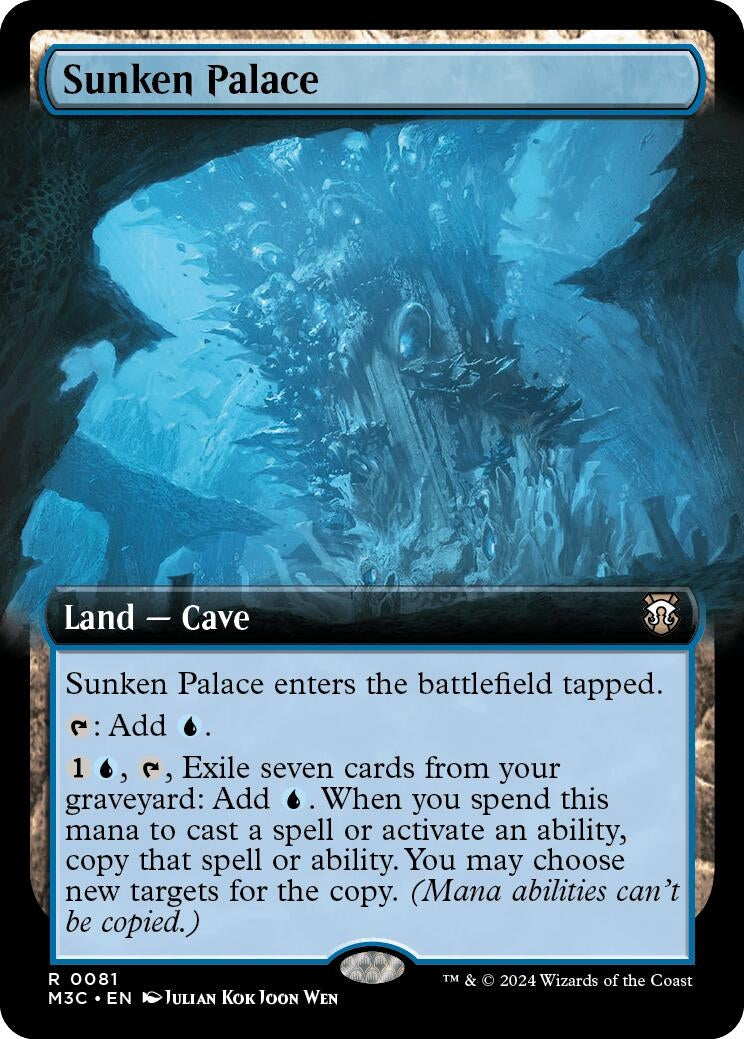 Image for Sunken Palace (Extended Art) (81) (M3C) - Magic: The Gathering