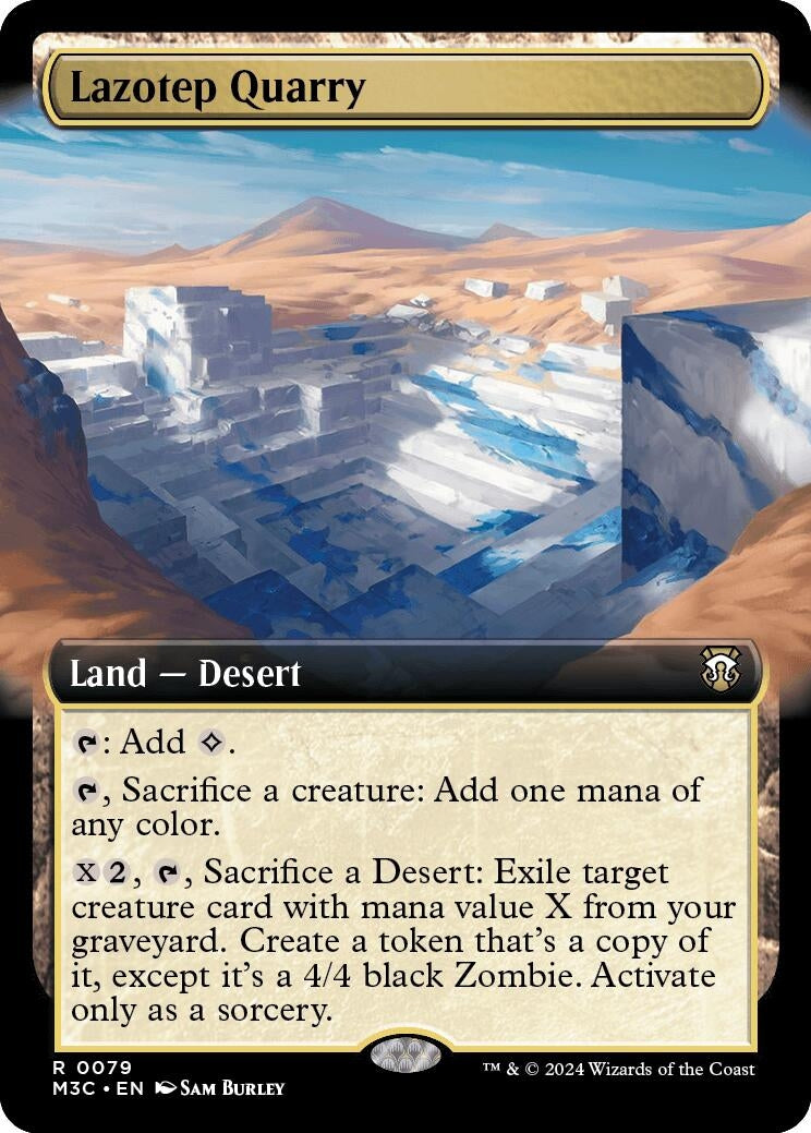 Image for Lazotep Quarry (Extended Art) (79) (M3C) - Magic: The Gathering