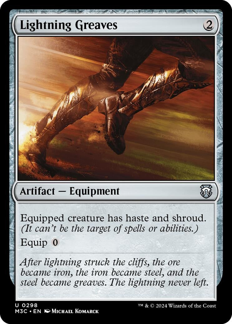 Image for Lightning Greaves (298) (M3C) - Magic: The Gathering