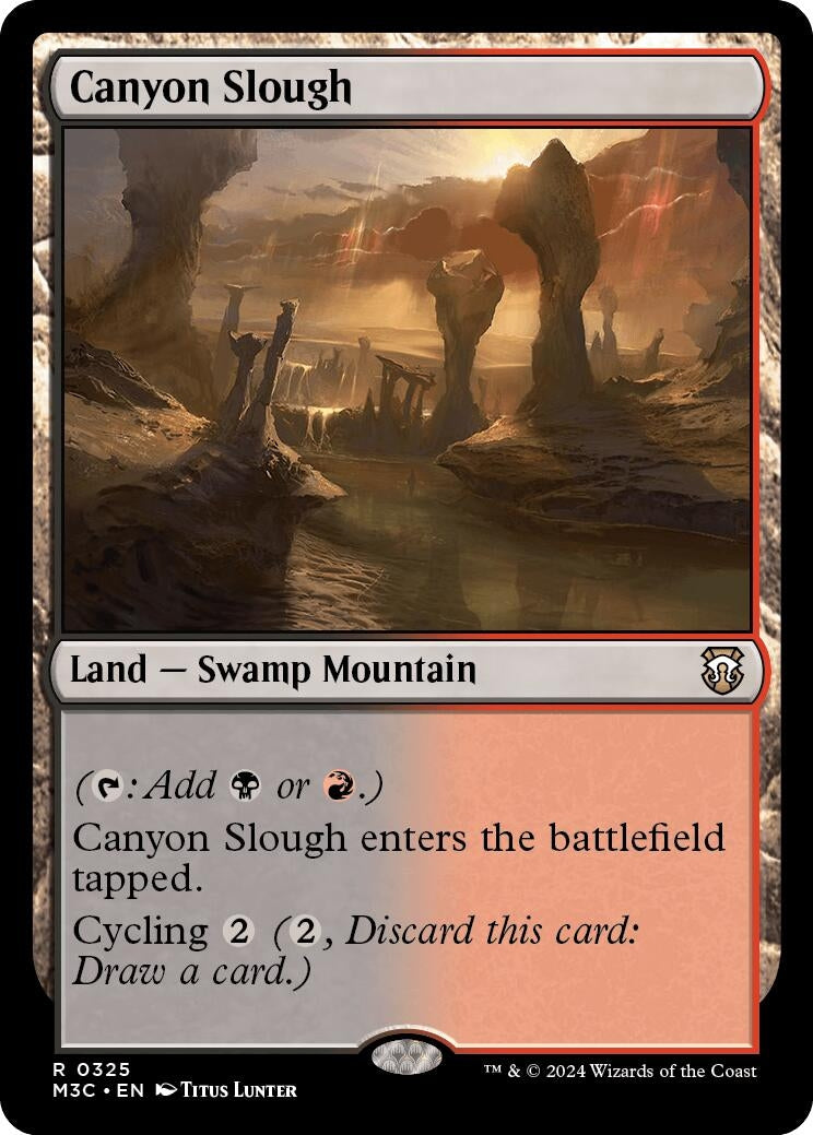 Image for Canyon Slough (325) (M3C) - Magic: The Gathering