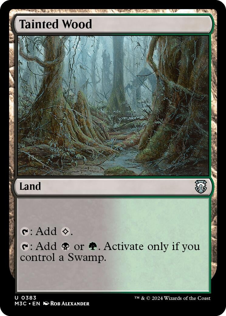 Image for Tainted Wood (383) (M3C) - Magic: The Gathering