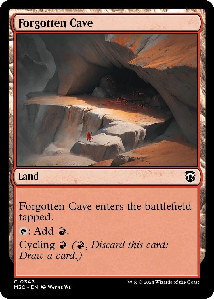 Image for Forgotten Cave (343) (M3C) - Magic: The Gathering