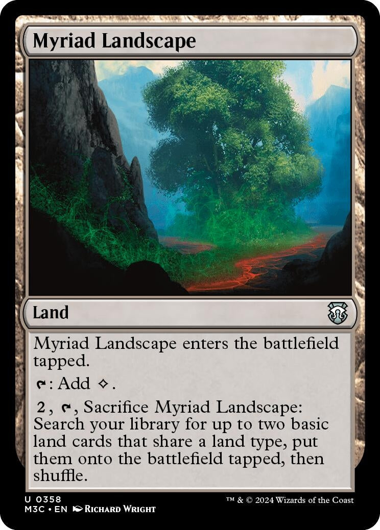 Image for Myriad Landscape (358) (M3C) - Magic: The Gathering