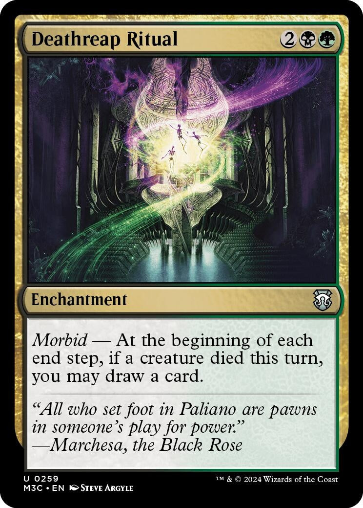 Image for Deathreap Ritual (259) (M3C) - Magic: The Gathering