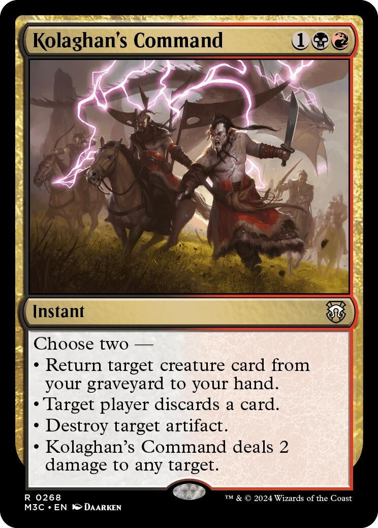 Image for Kolaghan's Command (268) (M3C) - Magic: The Gathering