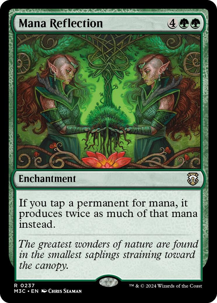 Image for Mana Reflection (Ripple Foil) (237) (M3C) - Magic: The Gathering