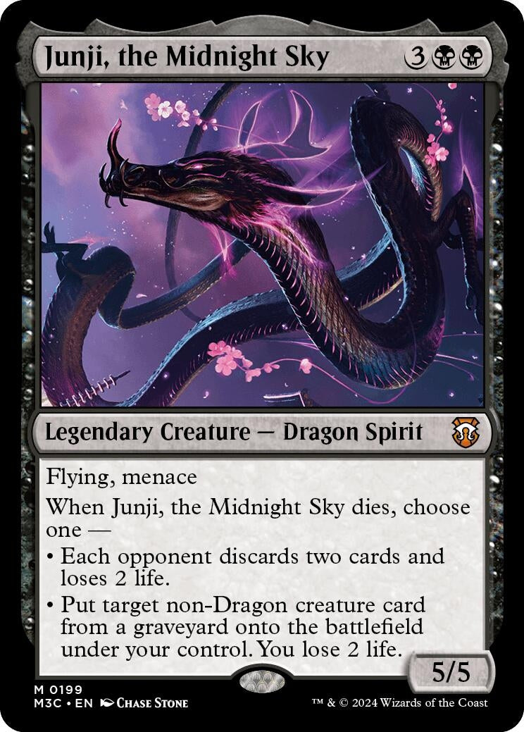 Image for Junji, the Midnight Sky (Ripple Foil) (199) (M3C) - Magic: The Gathering