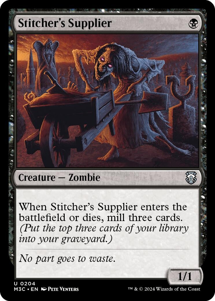 Image for Stitcher's Supplier (Ripple Foil) (204) (M3C) - Magic: The Gathering
