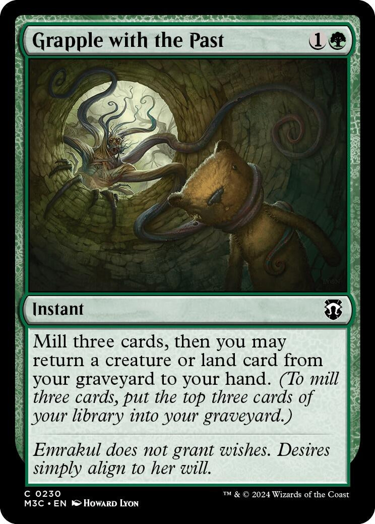 Image for Grapple with the Past (Ripple Foil) (230) (M3C) - Magic: The Gathering