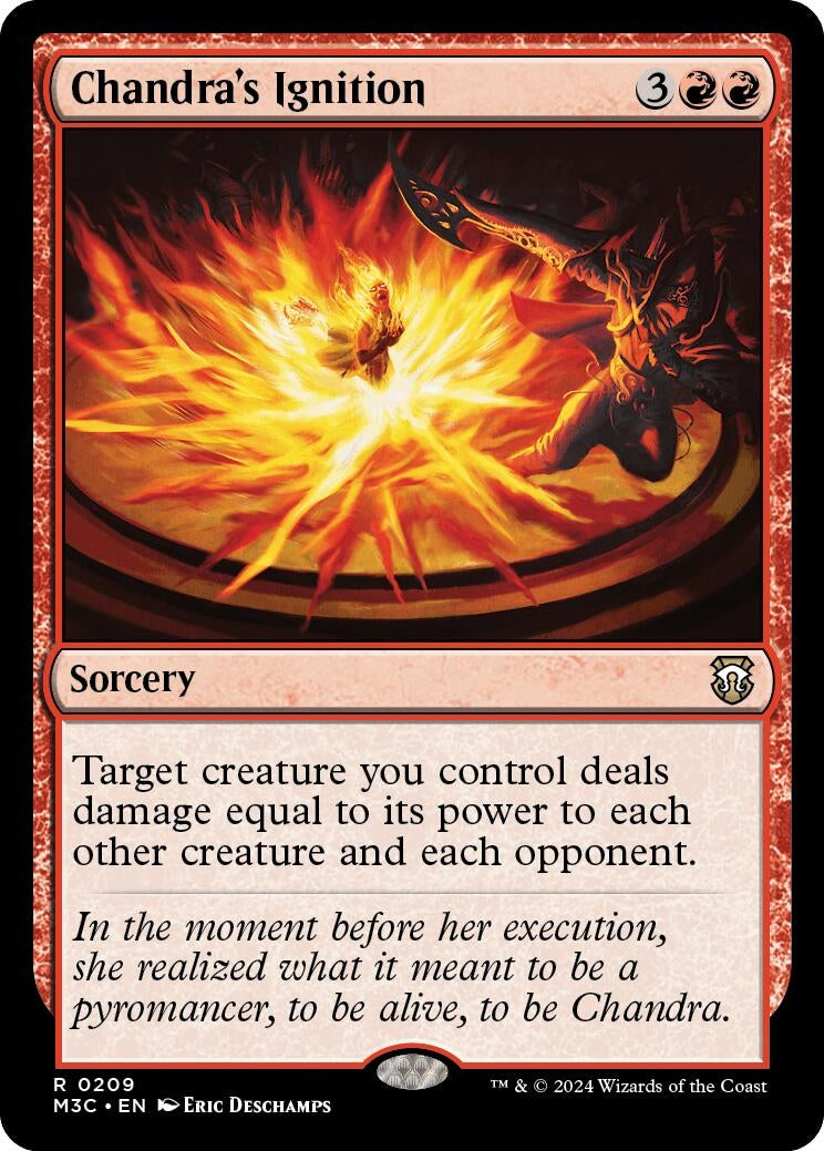 Image for Chandra's Ignition (Ripple Foil) (209) (M3C) - Magic: The Gathering