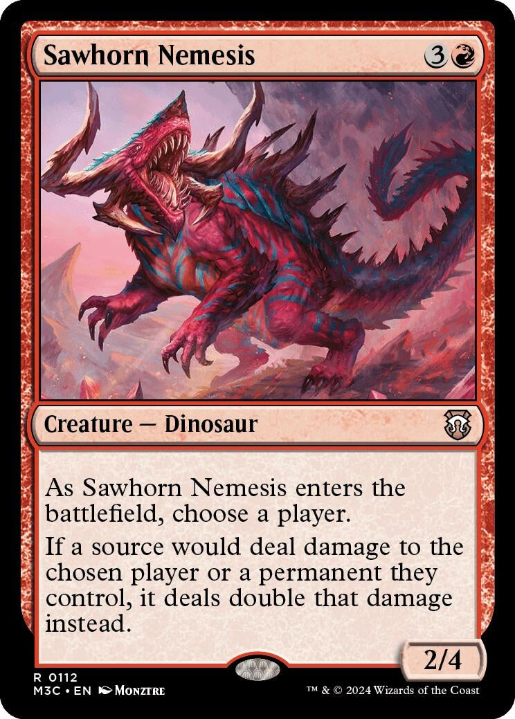 Image for Sawhorn Nemesis (112) (M3C) - Magic: The Gathering