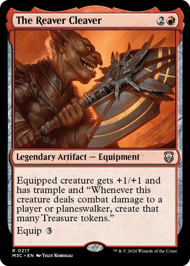Image for The Reaver Cleaver (Ripple Foil) (217) (M3C) - Magic: The Gathering