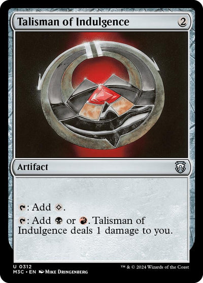 Talisman of Indulgence (Ripple Foil) (312) (M3C)