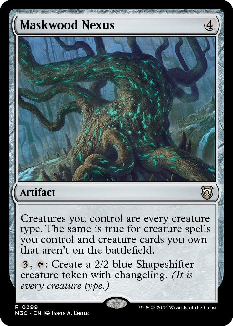Image for Maskwood Nexus (Ripple Foil) (299) (M3C) - Magic: The Gathering