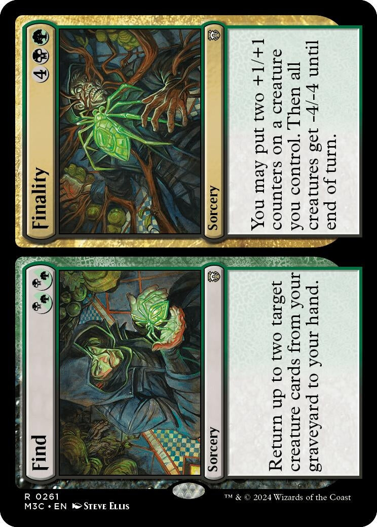 Image for Find // Finality (Ripple Foil) (261) (M3C) - Magic: The Gathering
