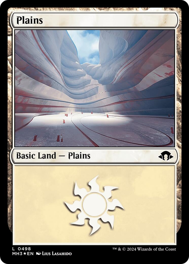 Image for Plains (0498) (Ripple Foil) (498) (MH3) - Magic: The Gathering