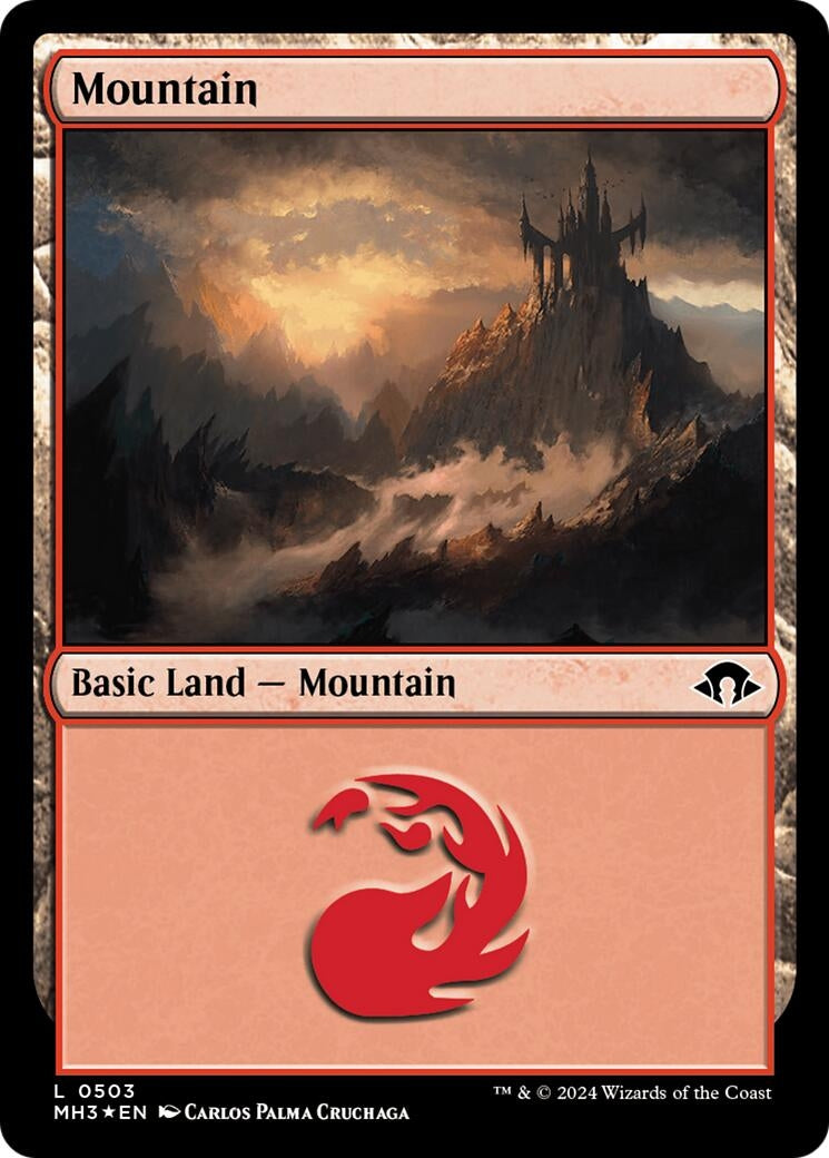 Image for Mountain (0503) (Ripple Foil) (503) (MH3) - Magic: The Gathering