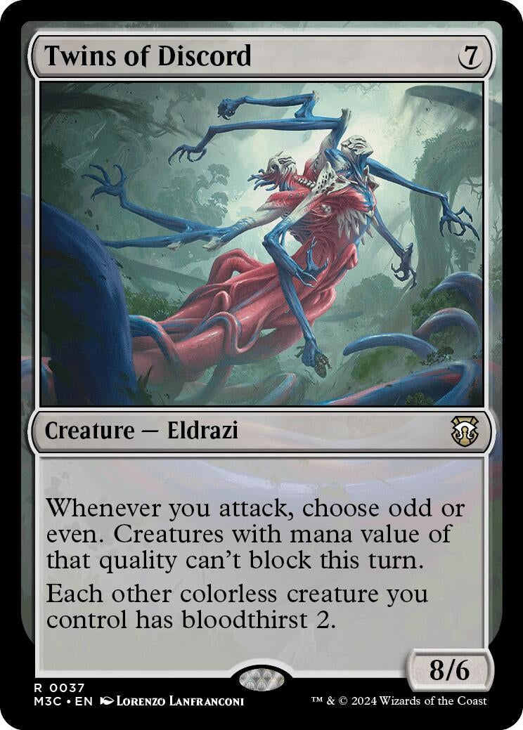 Image for Twins of Discord (Ripple Foil) (37) (M3C) - Magic: The Gathering