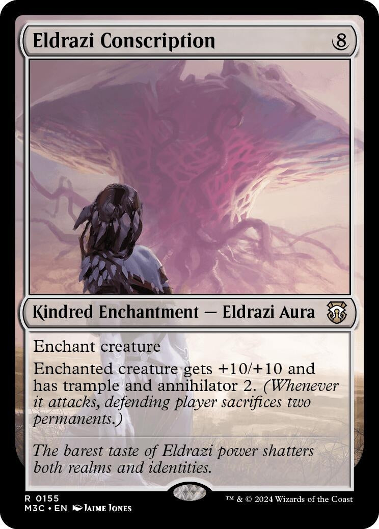 Image for Eldrazi Conscription (Ripple Foil) (155) (M3C) - Magic: The Gathering